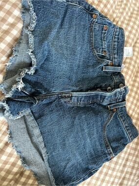 Levi's Blue Denim Jean Shorts